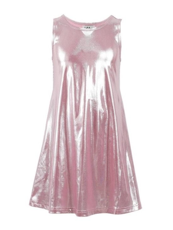 Lola + The Boys Other - Lola + The Boys ROSE METALLIC TANK DRESS